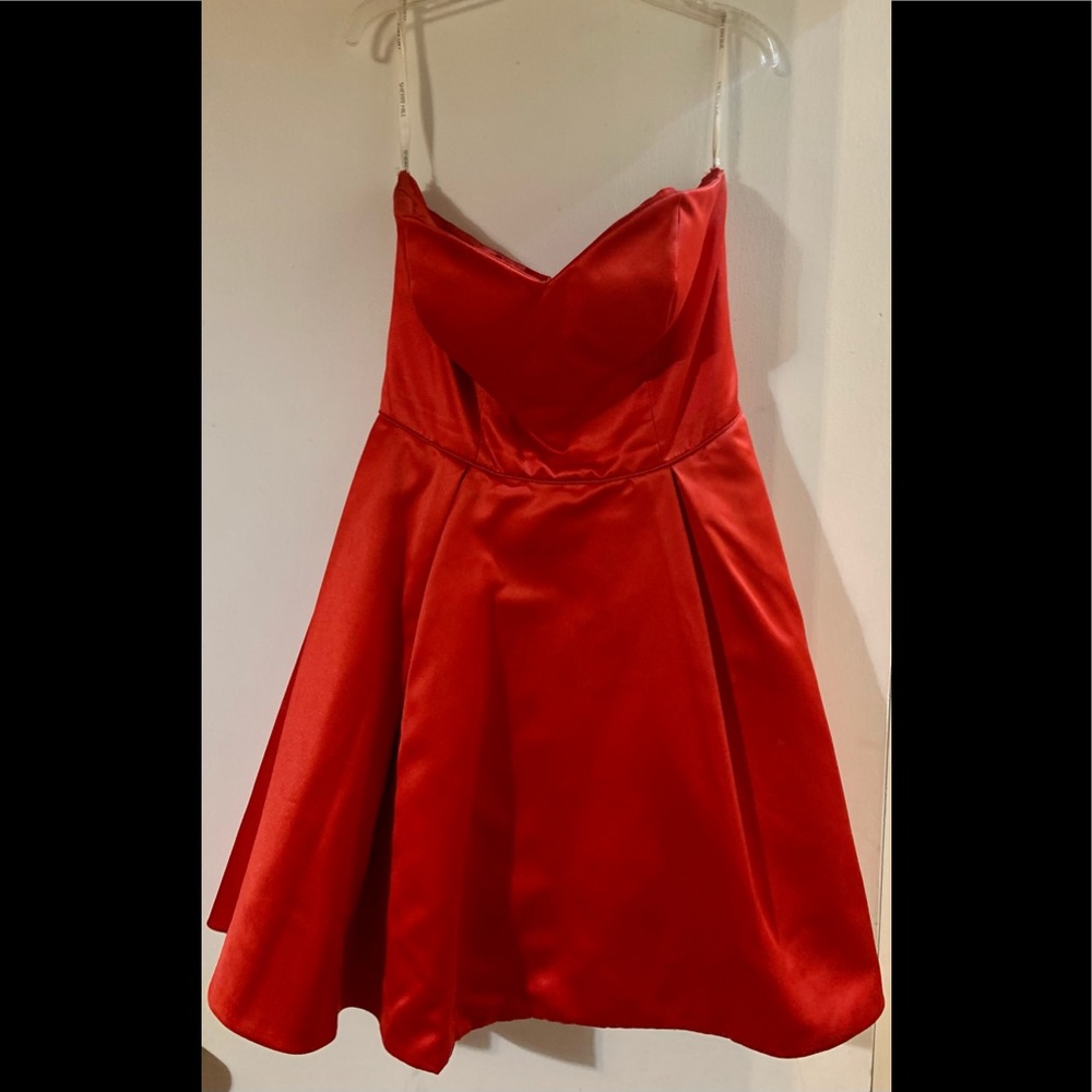 Sherri Hill red cocktail dress size 10
